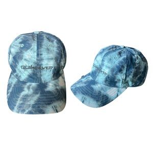 Quicksilver tie dye blue hat cap one size